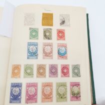 Useful 'foreign' stamp collection in green springback album inc Yemen, Iceland (inc locals), Saudi