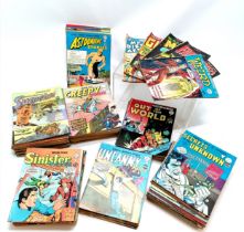 Qty of Alan Class comic books - Uncanny Tales (x9), Astounding Stories (x9), Out of this World (