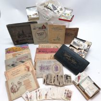 Collection / qty of cigarette cards inc 2 x 1914 sets (no jokers) Wills Scissors Jockeys and