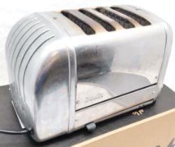 Dualit chrome 4 slice toaster, Not tested.