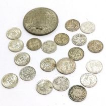 Qty of GB silver coins - total weight 58g