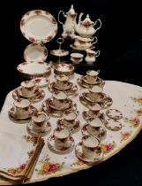 Collection of Royal Albert Country Roses, Tea/coffee & dinner set, t/w matching circular