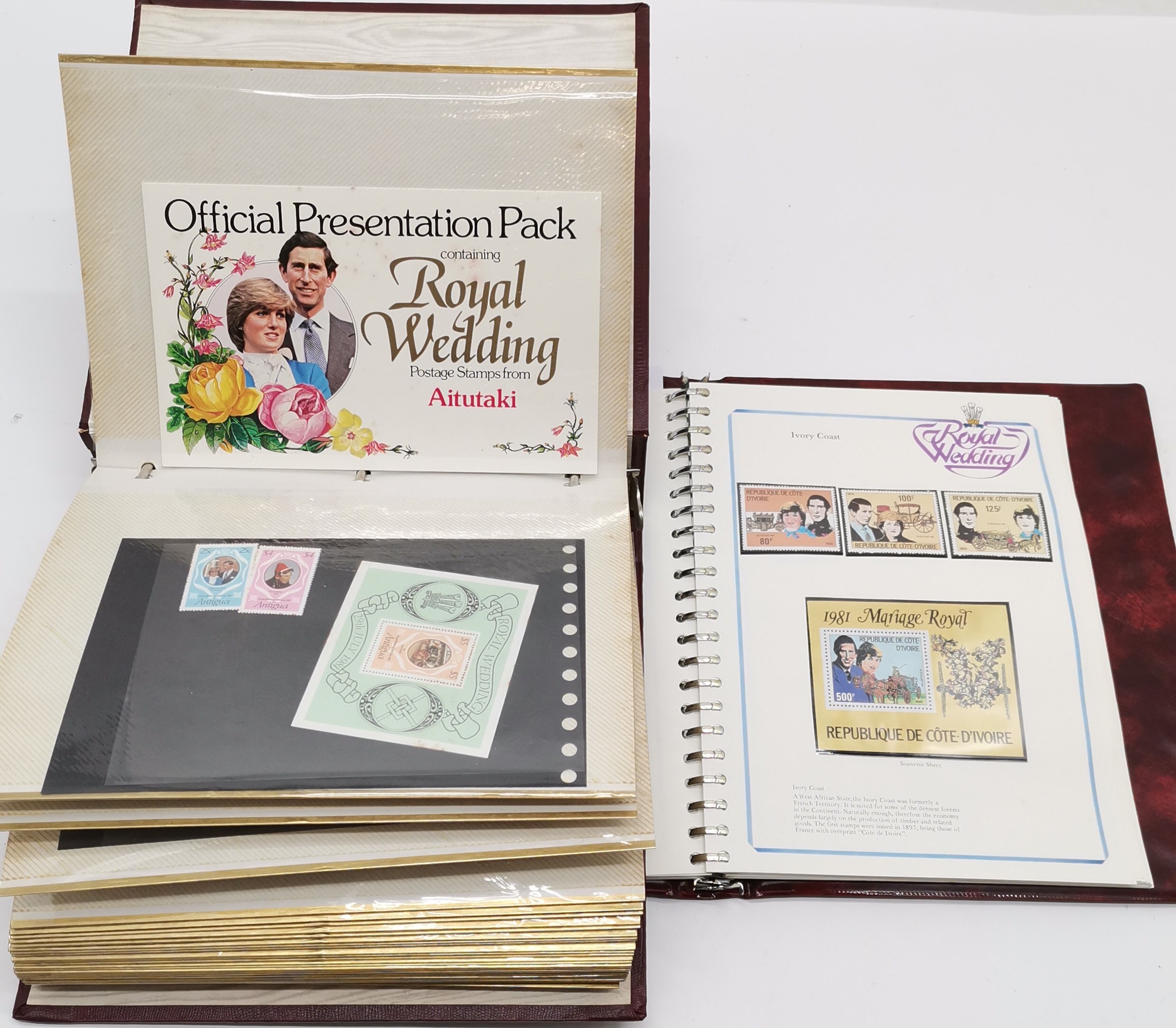 2 x Omnibus albums of 1981 Royal Wedding Prince Charles / Lady Diana Spencer inc imperfs - Image 3 of 6