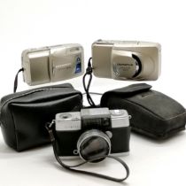 3 x Olympus cameras inc PEN-D ~ untested