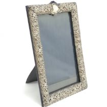 Antique 1894 silver hallmarked fronted photograph frame by Henry Matthews - 34cm x 23cm ~ losses