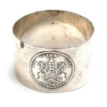 1929 silver Kennel Club (founded 1873) napkin ring by William Adams Ltd - 30g