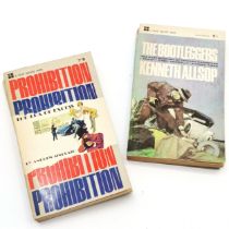 2 paperbacks ~ 1966 The Bootleggers by Kenneth Allsop & 1965 Prohibition : The era of excess by