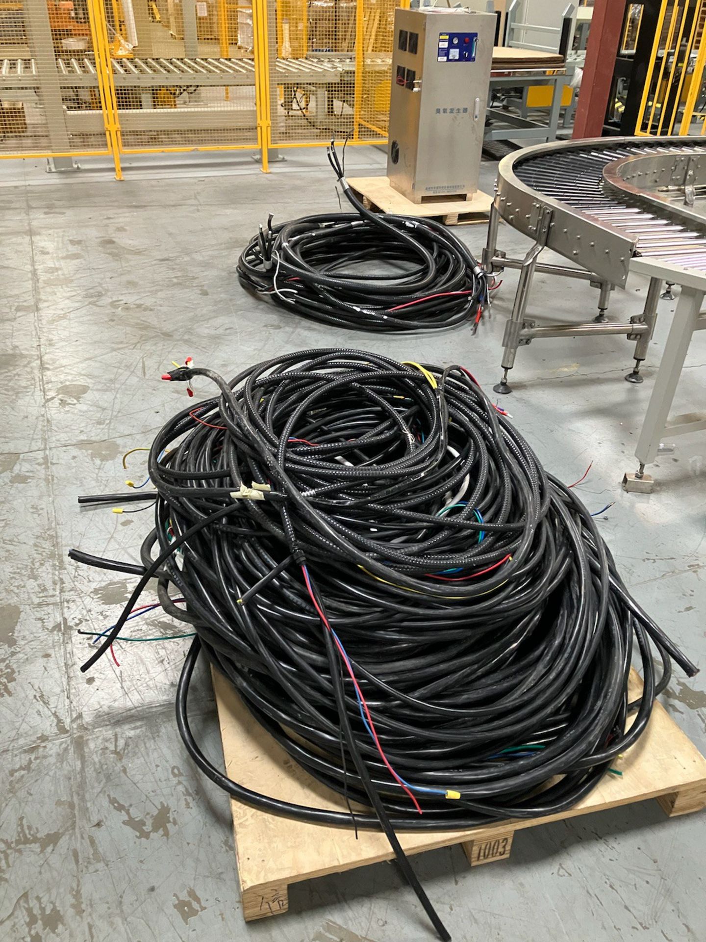 Skid of Assorted Electrical Cabling - 4 & 5 Wire Wire Copper Cable