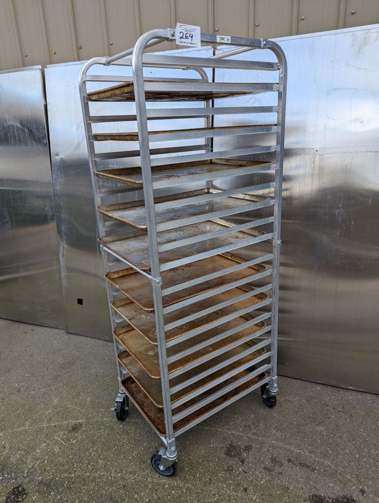 Aluminum Bakers Rack with 10 Baking Trays