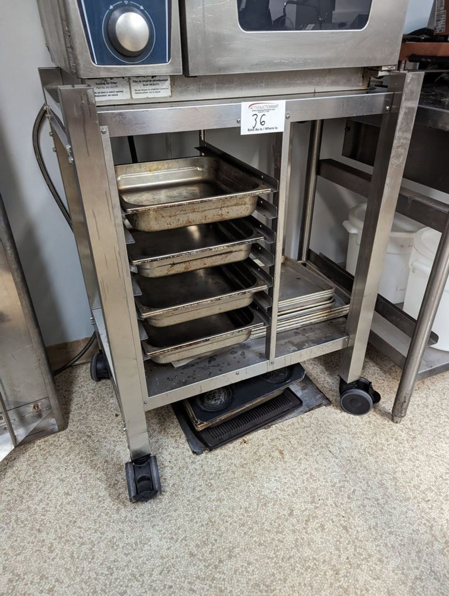 Stainless Steel Oven Stand on Casters