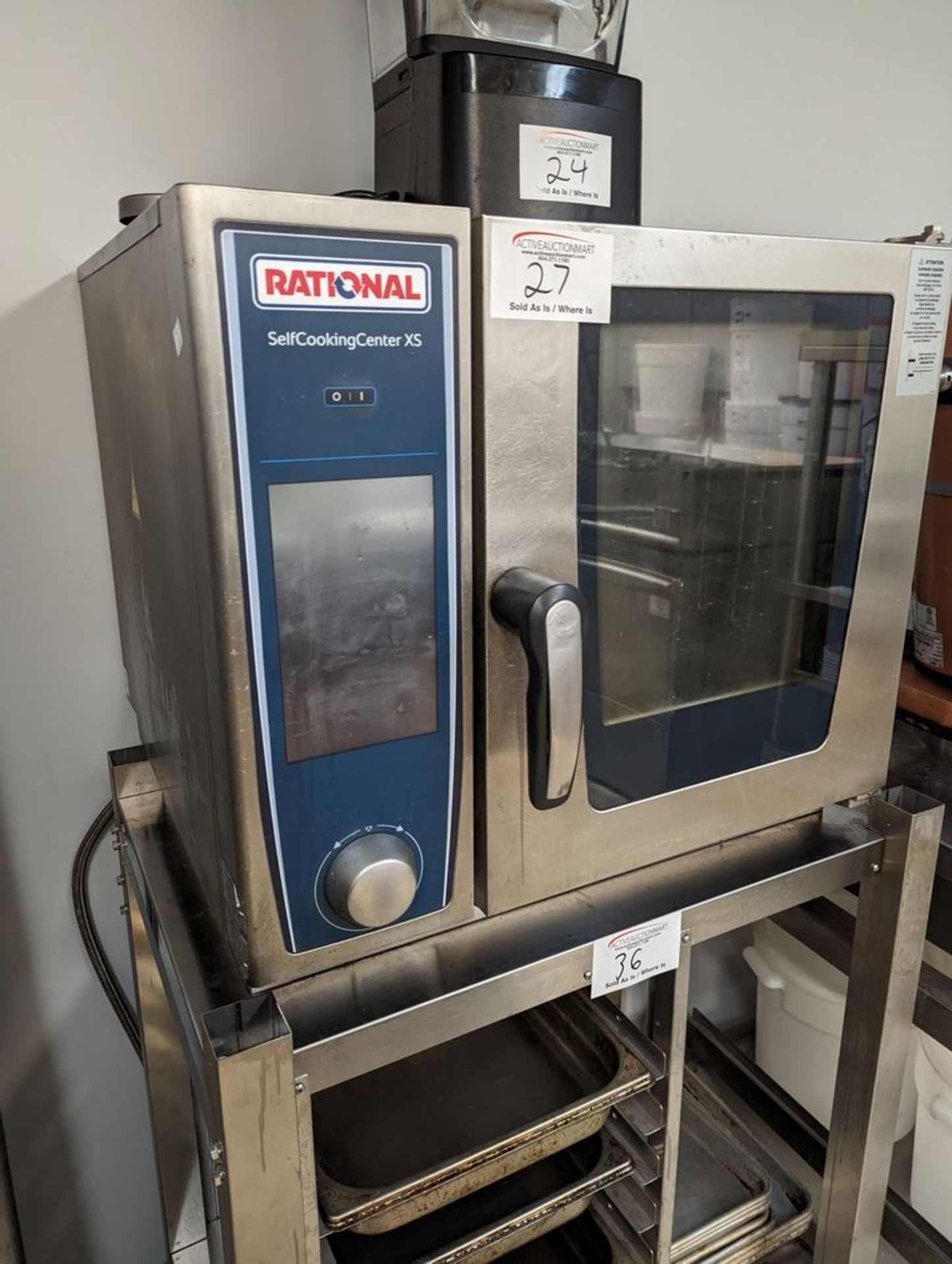 Rational SCCXS6 2/3e Electric Combi Oven with Trays. Note: No Stand