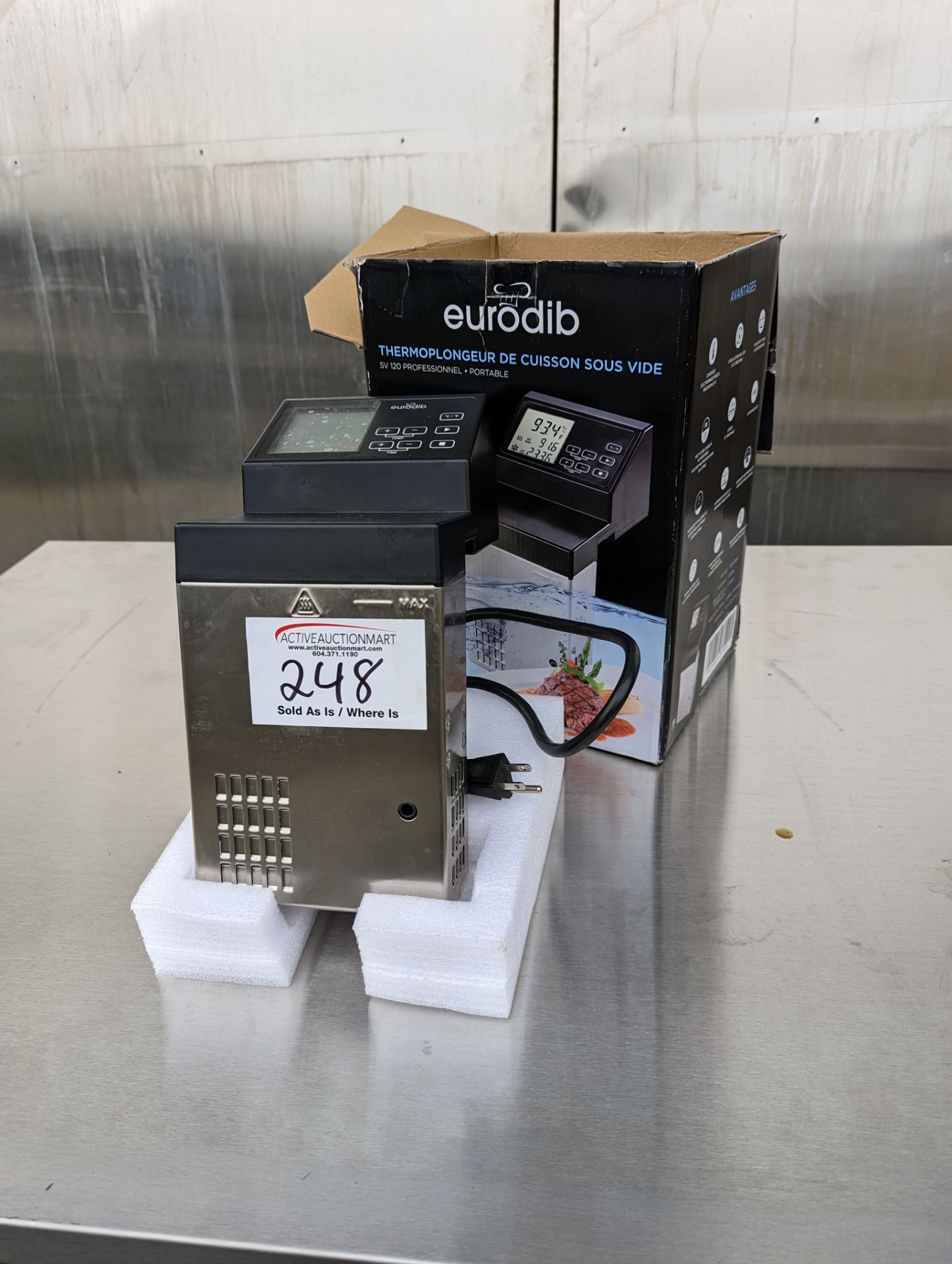 Eurodib Sous Vide Cooker with Box