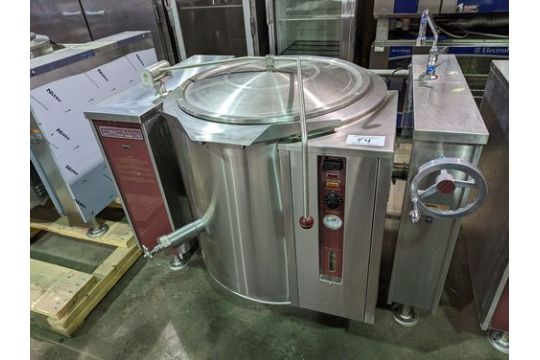 Crown Model GLT-30 Gas Tilting Kettle - New in 2021, Never installed - Orig Cost $32,500.00