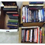 Three boxes of military-related books, mostly British Army and British Regiments, to include '