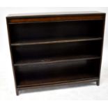 HUNTER & CO, MANCHESTER; a mid-20th century oak stacking open bookcase, approx. 80 x 128 x 28cm.80 x