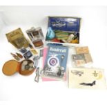 A quantity of mixed collectibles to include pocket lighters, Guinness advertising bottles,