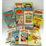 BEANO AND DANDY; nineteen vintage Beano, Dandy and other children's annuals dating from the 1970s,