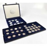 A collection of five 2006 WWII commemorative £5 crowns, each dated 2006 and three 2012 Olympic proof