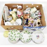 A collection of assorted ceramics to include a Carlton ware jug, a Minton twin handled sugar and