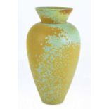 KERAMICA; a contemporary floor vase with crystalline style glaze, bearing original label to the