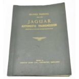 JAGUAR; Service Manual for the Jaguar automatic transmission (produced by the Borg Warner