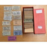 RAILWAY TICKETS; approximately one hundred and forty-two assorted tickets including LM&SR.