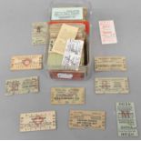 RAILWAY TICKETS; approximately two hundred and sixteen miscellaneous mainly London tickets.