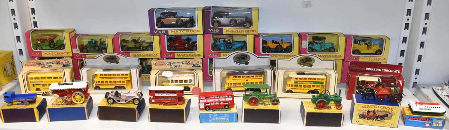 MATCHBOX AND OTHERS; a group of boxed diecast vehicles, also including a Lledo example, Days Gone,