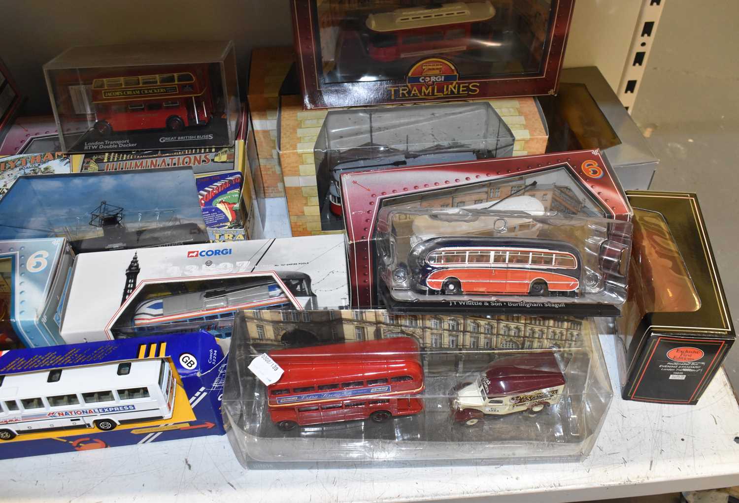 A large collection of miscellaneous diecast vehicles, some boxed, some in blister packs, etc.