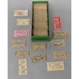 RAILWAY TICKETS; approximately one hundred and eight-six miscellaneous railway tickets.