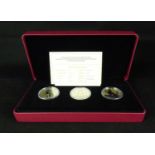 ROYAL CANADIAN MINT; a 2017 Fine Silver (.999) three-coin set from 'The Forgotten 1927 Designs',