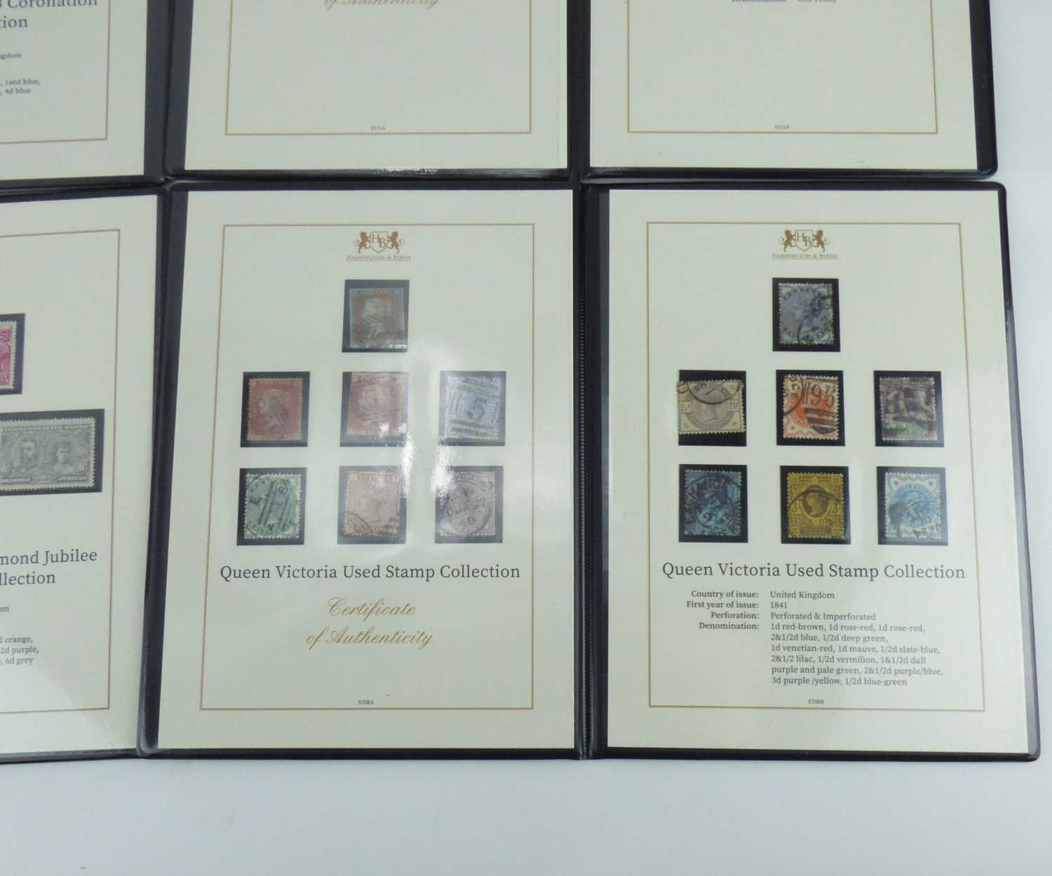 HARRINGTON & BYRNE; six folders containing speciality stamp collections, comprising 'The United - Image 4 of 5