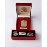 LIVERPOOL FOOTBALL CLUB; a sterling silver ingot for FA Cup Winners 2006, approx. 0.4ozt, also a