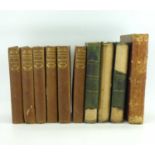 Ten various antiquarian books to include six 'Modern Voyages of Discovery' including Denham Nos.