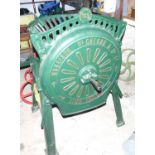 A Harrison McGregor & Co Ltd Leigh TC3 Albion hand or machine turned root cutter with green and