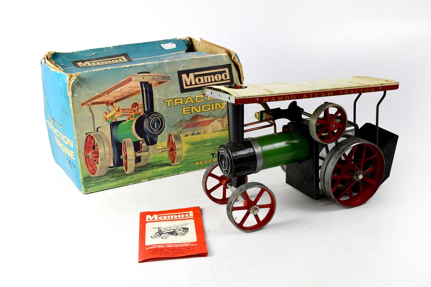 MAMOD; a boxed traction engine T.E. 1A.