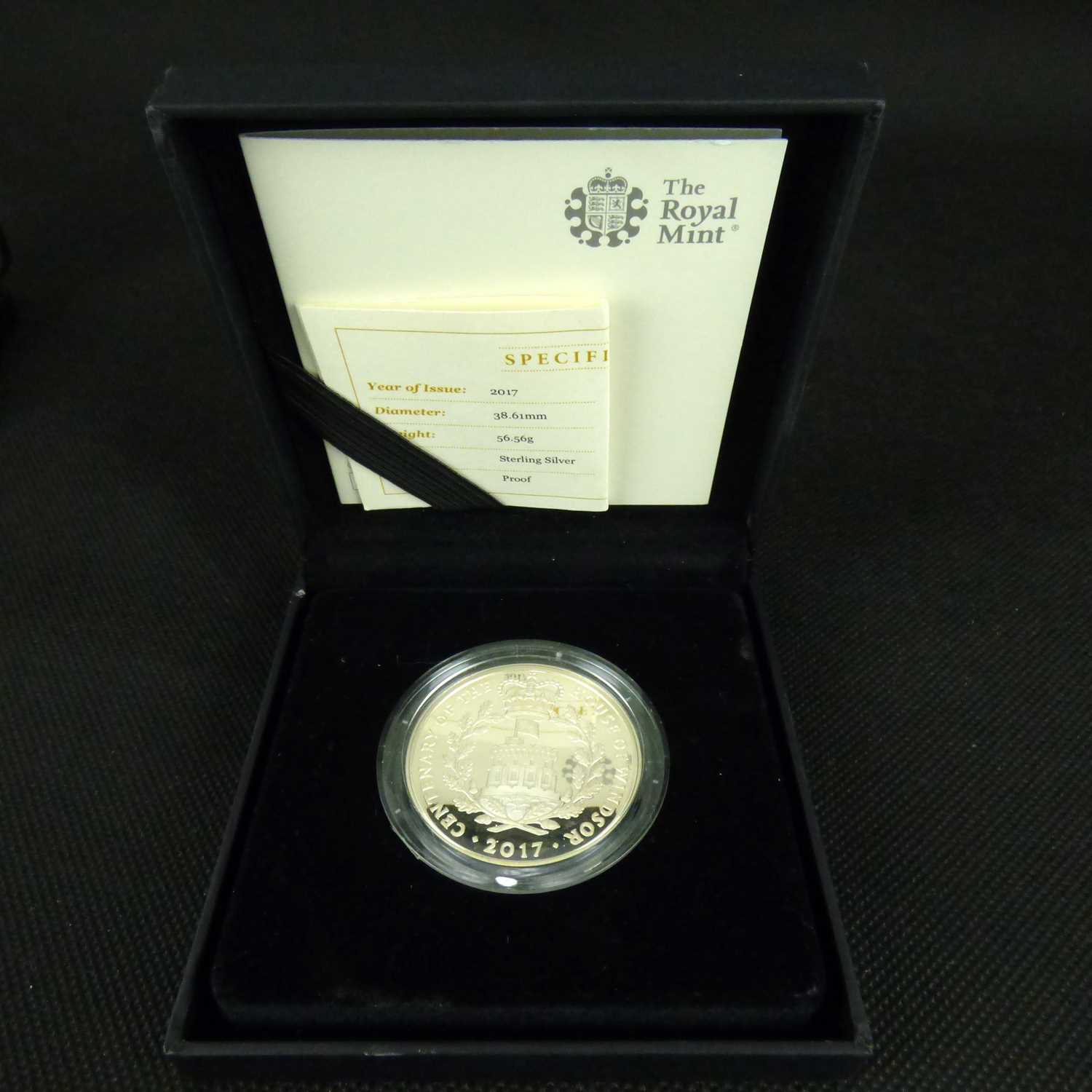 Three silver proof collectors' coins comprising Jubilee Mint 'United Kingdom 2002 Golden Jubilee - Image 3 of 4