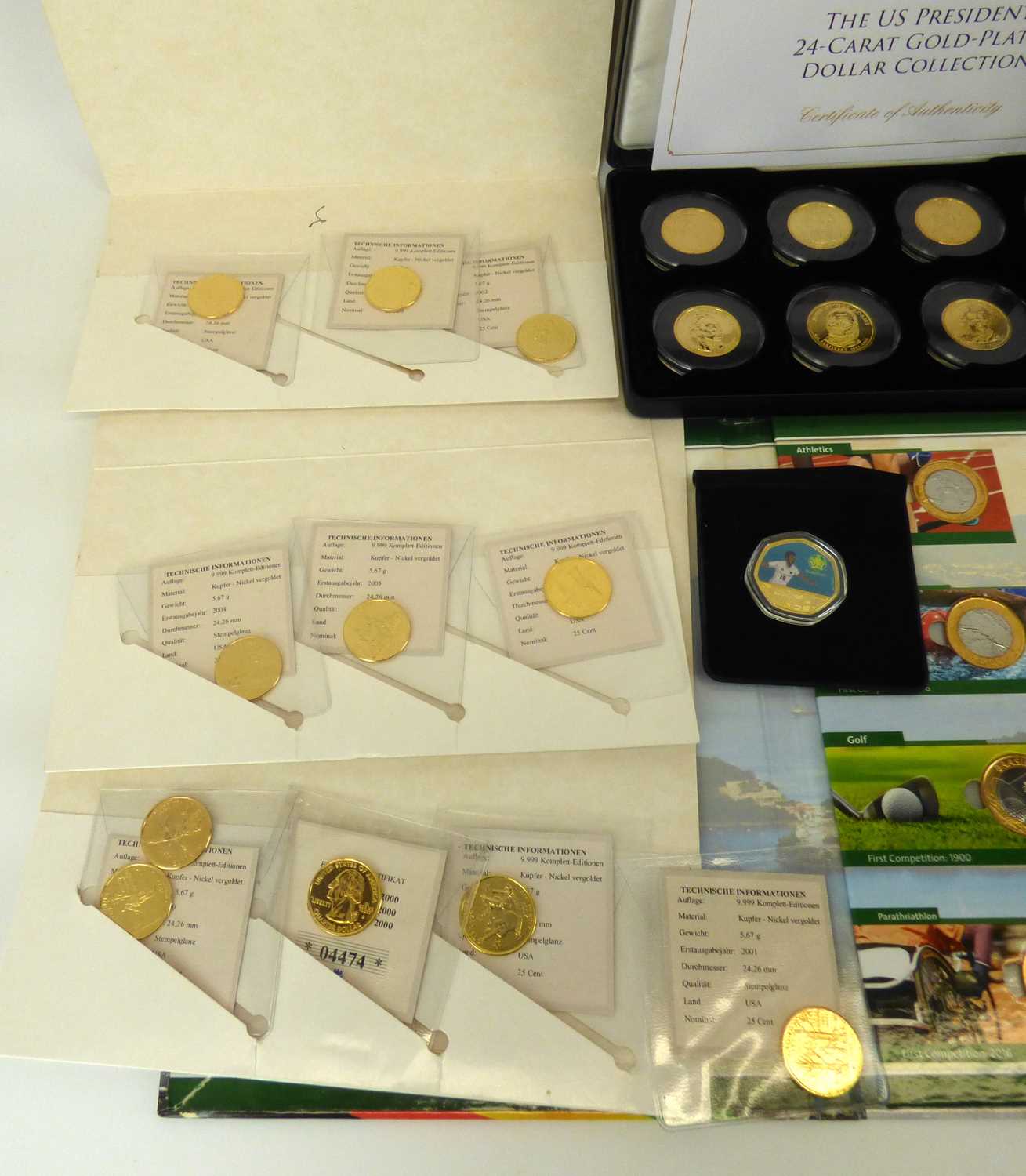 Various modern collectors' coins to include a Rio de Janeiro Brazil 2016 Olympic Games commemorative - Image 2 of 3