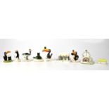 CARLTONWARE; six 'My Goodness - My Guinness' figures comprising Tortoise, Toucan, Penguin and