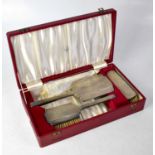 DEAKIN & FRANCIS LTD; an Elizabeth II hallmarked silver dressing table set, comprising hand