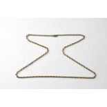 A 9ct gold belcher link necklace with lobster claw clasp, approx. 12.6g.Length approx. 60cm