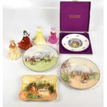 ROYAL DOULTON; four boxed figures comprising HN4588 ‘Autumn Stroll’, HN4587 ‘Summer Breeze;’, HN4589