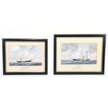 J. LEWIS JONES; a near pair of watercolours, 'W.W. Lloyd' and 'Snowdonia', both signed lower