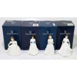 ROYAL DOULTON; four assorted figures comprising HN3635 ‘Amanda’, HN4096 ‘Harmony’, HN4117 ‘