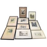 AFTER F. ROBSON; two pencil signed prints, 'The Two Brewers Inn, Barnet' and 'The White Hart