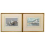 HERCULES BRABAZON BRABAZON (1821-1906); a pair of watercolours, Venice scenes, both bearing