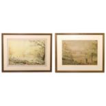 19TH CENTURY ENGLISH SCHOOL; a pair of watercolours, 'Mollance House, Castle Douglas', unsigned,