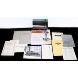 ROLLS ROYCE & BENTLEY; a group of ephemera including two Rolls Royce brochures, 1964 and 1966, a