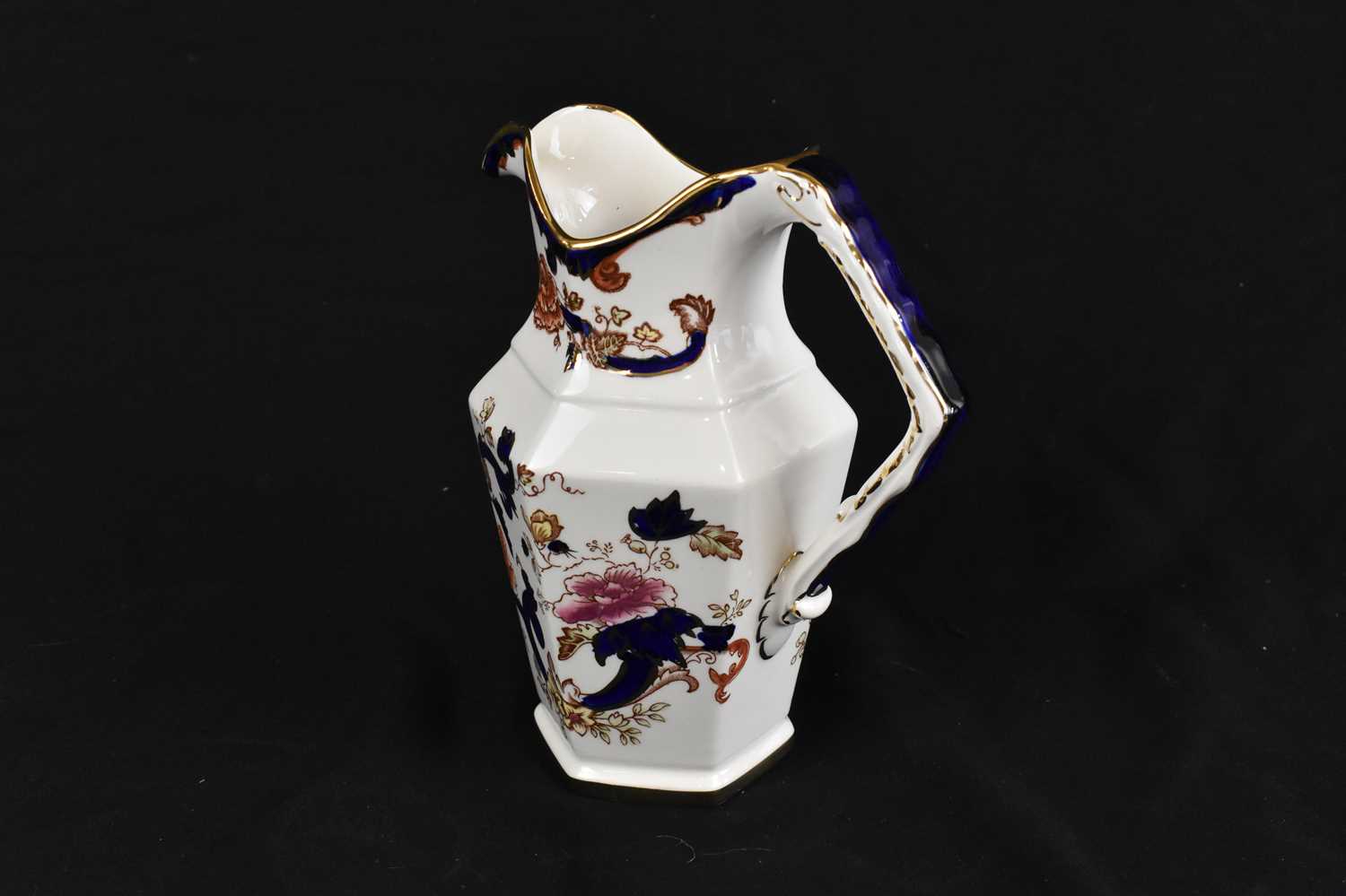 MASONS; a 'Regency' pattern twin handled fruit bowl and jug, with a pair of Staffordshire - Image 4 of 5