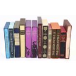 A collection of twelve Folio Society books, to include Betjeman's Britain, Father Brown, The Kings